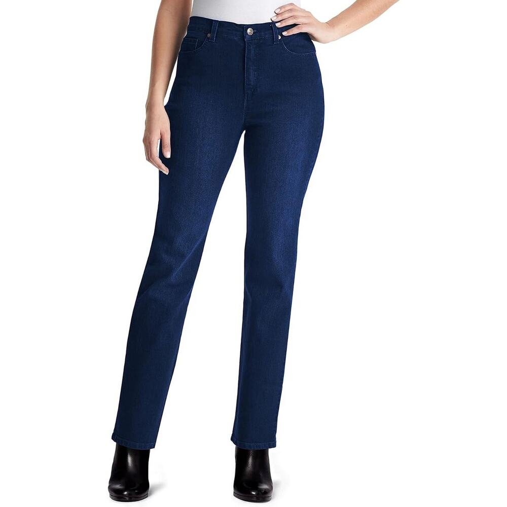 GLORIA VANDERBILT BLUE AMANDA STRATE JEANS 10